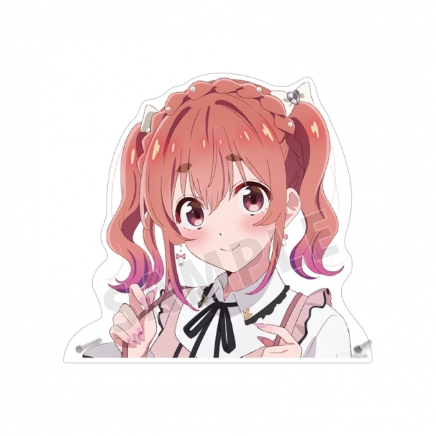 【グッズ-スタンドポップ】TVアニメ『彼女、お借りします』 描き下ろし 桜沢 墨 ガーリーファッションver. 特大ダイカットアクリルパネル【再販】