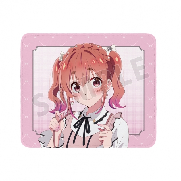 【グッズ-マウスパッド】TVアニメ『彼女、お借りします』 描き下ろし 桜沢 墨 ガーリーファッションver. マウスパッド【再販】
