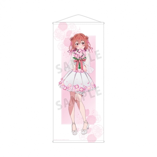 【グッズ-タペストリー】TVアニメ『彼女、お借りします』 描き下ろしイラスト 桜沢 墨 花びらドレスver. 等身大タペストリー【再販】