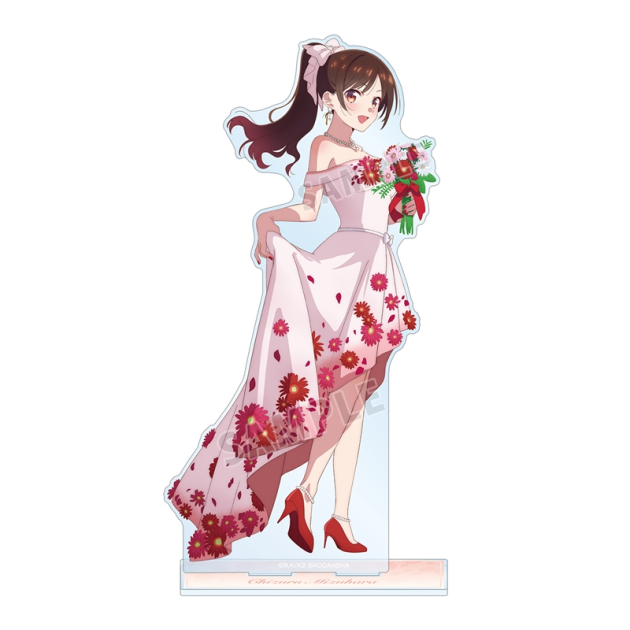 【グッズ-スタンドポップ】TVアニメ『彼女、お借りします』 描き下ろしイラスト 水原千鶴 花びらドレスver. 特大アクリルスタンド【再販】