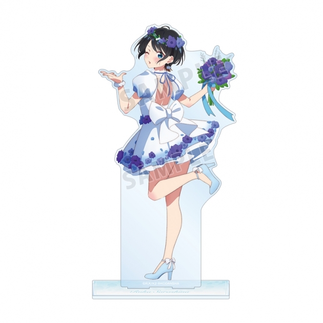 【グッズ-スタンドポップ】TVアニメ『彼女、お借りします』 描き下ろしイラスト 更科瑠夏 花びらドレスver. 特大アクリルスタンド【再販】