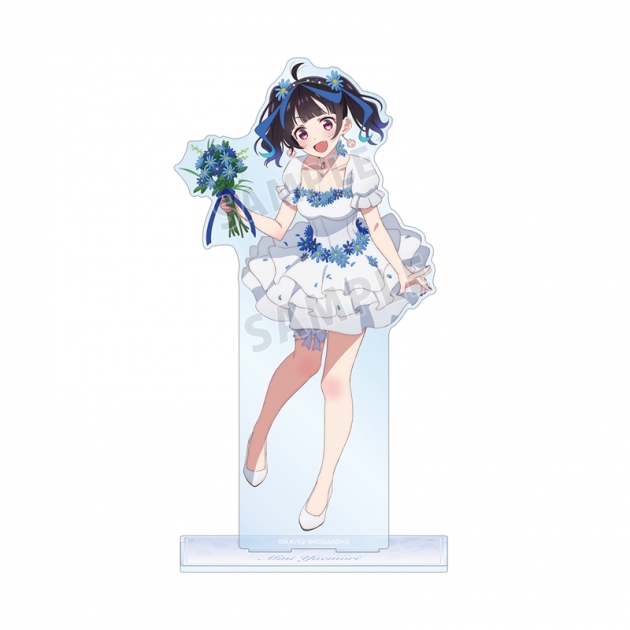 【グッズ-スタンドポップ】TVアニメ『彼女、お借りします』 描き下ろしイラスト 八重森みに 花びらドレスver. 特大アクリルスタンド【再販】