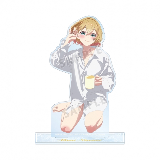 【グッズ-スタンドポップ】TVアニメ『彼女、お借りします』 描き下ろしイラスト 七海麻美 彼シャツver. 特大アクリルスタンド【再販】