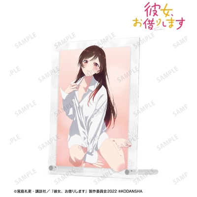 【グッズ-置きもの】TVアニメ『彼女、お借りします』 描き下ろしイラスト 水原千鶴 彼シャツver. A5アクリルパネル【再販】