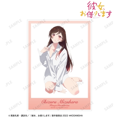 【グッズ-ポスター】TVアニメ『彼女、お借りします』 描き下ろしイラスト 水原千鶴 彼シャツver. A3マット加工ポスター【再販】