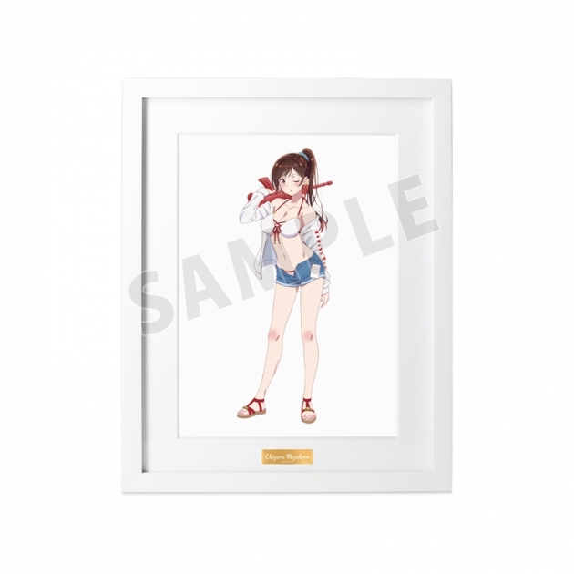 【グッズ-ボード】TVアニメ『彼女、お借りします』 描き下ろしイラスト 水原千鶴 ビーチデートver. キャラファイングラフ【再販】