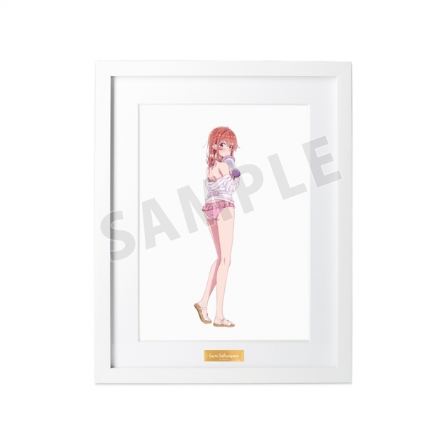 【グッズ-ボード】TVアニメ『彼女、お借りします』 描き下ろしイラスト 桜沢 墨 ビーチデートver. キャラファイングラフ【再販】