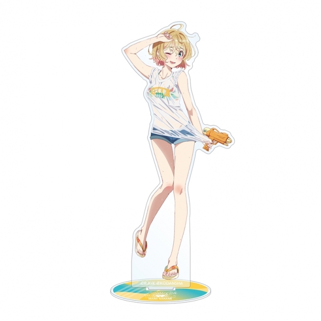 【グッズ-スタンドポップ】TVアニメ『彼女、お借りします』 描き下ろしイラスト 七海麻美 ビーチデートver. BIGアクリルスタンド【再販】