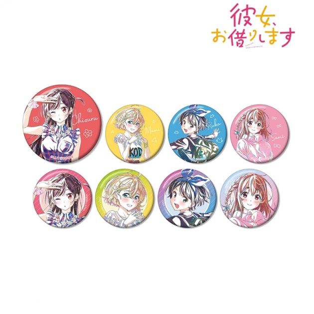 【グッズ-バッチ】TVアニメ『彼女、お借りします』 トレーディング Ani-Art 第2弾 缶バッジ【再販】