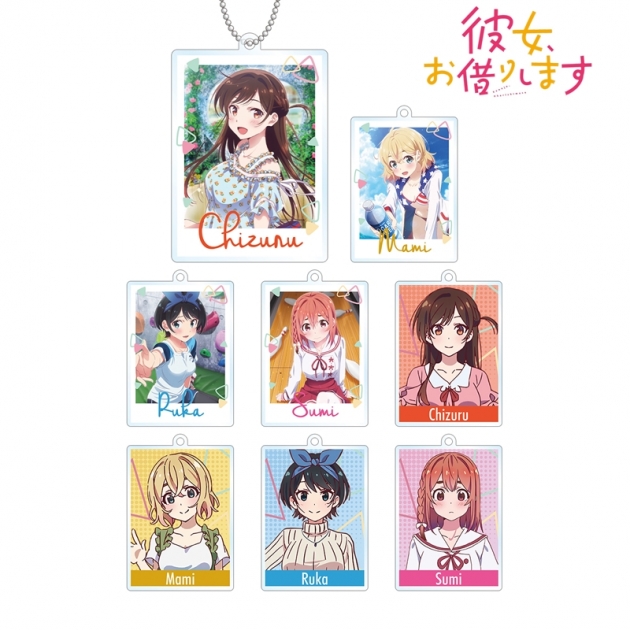 【グッズ-キーホルダー】TVアニメ『彼女、お借りします』 トレーディングアクリルキーホルダー【再販】