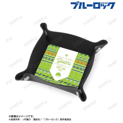 【グッズ-小物入れ】TVアニメ『ブルーロック』 潔 世一 ar-Unity モチーフ柄 PUレザーマルチトレー【再販】