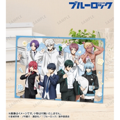 【グッズ-置きもの】TVアニメ『ブルーロック』 描き下ろし 集合 モーニングルーティンver. A5アクリルパネル【再販】