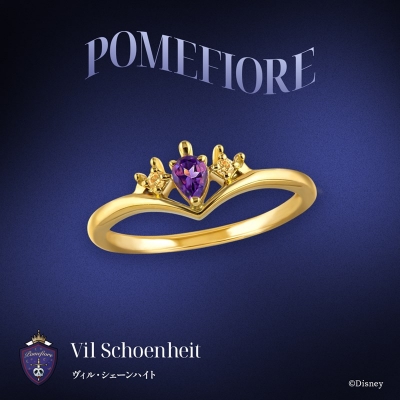 【グッズ-指輪】『ディズニー ツイステッドワンダーランド』 シルバーリング ヴィル・シェーンハイト 7号