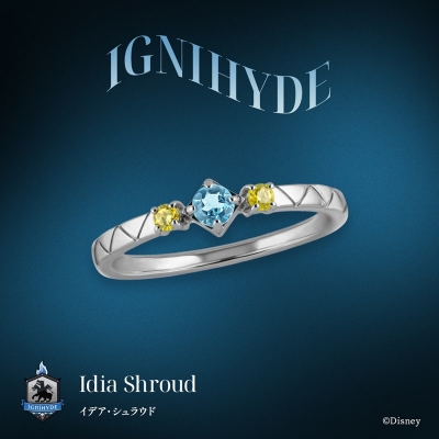 【グッズ-指輪】『ディズニー ツイステッドワンダーランド』 シルバーリング イデア・シュラウド 10号