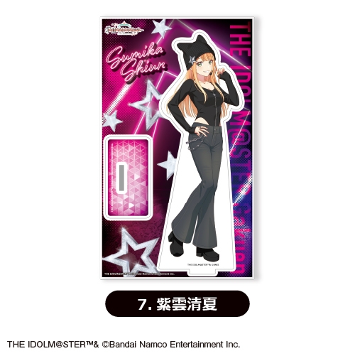 【グッズ-スタンドポップ】学園アイドルマスター アクリルスタンド⑦<紫雲清夏>【カラオケの鉄人コラボ vol.2】
