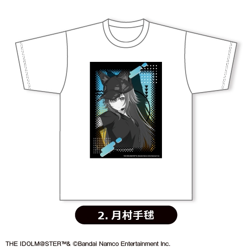 【グッズ-Tシャツ】学園アイドルマスター Tシャツ(ホワイト)②<月村手毬>【カラオケの鉄人コラボ vol.2】