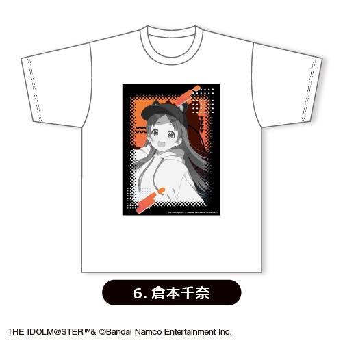 【グッズ-Tシャツ】学園アイドルマスター Tシャツ(ホワイト)⑥<倉本千奈>【カラオケの鉄人コラボ vol.2】