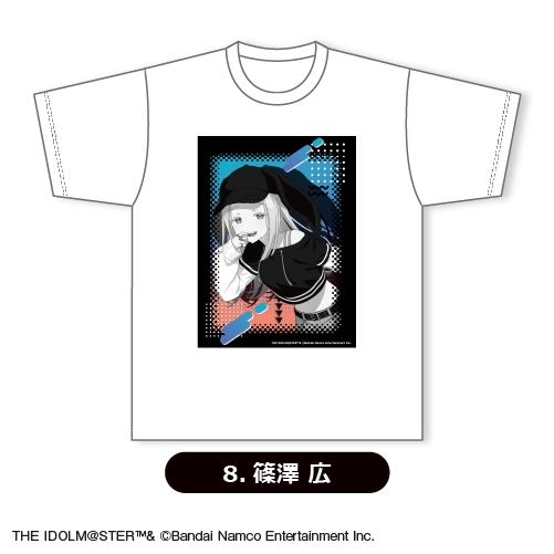 【グッズ-Tシャツ】学園アイドルマスター Tシャツ(ホワイト)⑧<篠澤 広>【カラオケの鉄人コラボ vol.2】