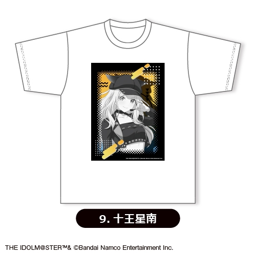 【グッズ-Tシャツ】学園アイドルマスター Tシャツ(ホワイト)⑨<十王星南>【カラオケの鉄人コラボ vol.2】