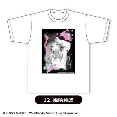 【グッズ-Tシャツ】学園アイドルマスター Tシャツ(ホワイト)⑫<姫崎莉波>【カラオケの鉄人コラボ vol.2】