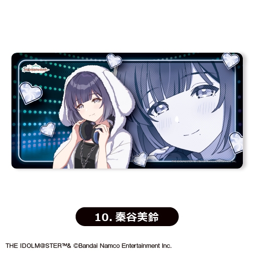【グッズ-マット】学園アイドルマスター プレイマット⑩<秦谷美鈴>【カラオケの鉄人コラボ vol.2】
