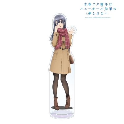【グッズ-スタンドポップ】青春ブタ野郎はバニーガール先輩の夢を見ない 描き下ろしイラスト 牧之原翔子 冬服ver. BIGアクリルスタンド【再販】