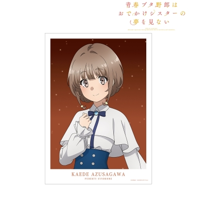 【グッズ-ポスター】青春ブタ野郎はおでかけシスターの夢を見ない 描き下ろしイラスト 梓川花楓 星空ドレスver. A3マット加工ポスター【再販】