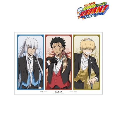 【グッズ-ポスター】家庭教師ヒットマンREBORN! 描き下ろし ヴァリアー 燕尾服ver. A3マット加工ポスター【再販】