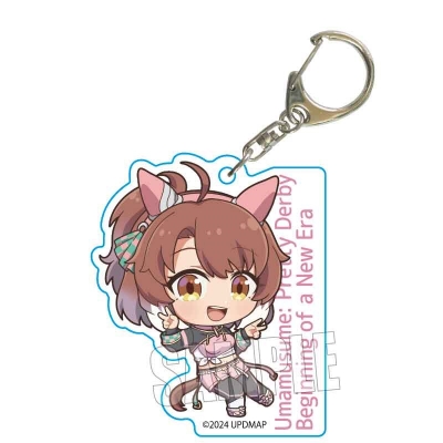 【グッズ-キーホルダー】劇場版『ウマ娘 プリティーダービー 新時代の扉』 ぷかっしゅアクリルキーホルダー ダンツフレーム【再販】