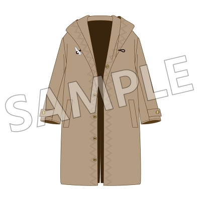 【グッズ-ジャンパー・コート】狼と香辛料 ホロ モデル コート メンズMサイズ