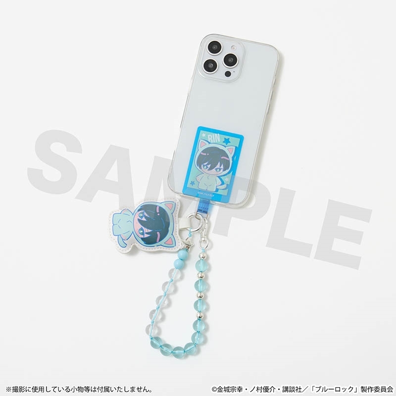 【グッズ-携帯グッズ】ブルーロック 糸師 凛 モデル スマホストラップ＆フォンタブ