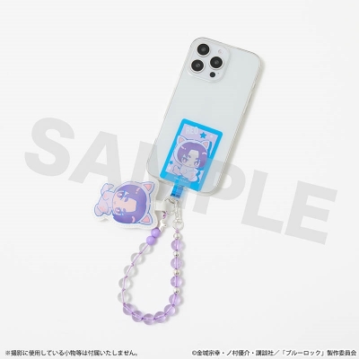 【グッズ-携帯グッズ】ブルーロック 御影 玲王 モデル スマホストラップ&フォンタブ