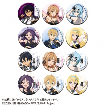 グッズ-バッチ】ソードアート・オンライン トレーディンググリッター缶 