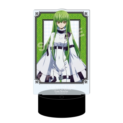 【グッズ-スタンドポップ】コードギアス 反逆のルルーシュ ロストストーリーズ LEDビッグアクリルスタンド /02 C.C.【再販】