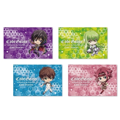 【グッズ-ステッカー】コードギアス 反逆のルルーシュ ロストストーリーズ サテン地ステッカー /01 BOXB(全8種)【再販】