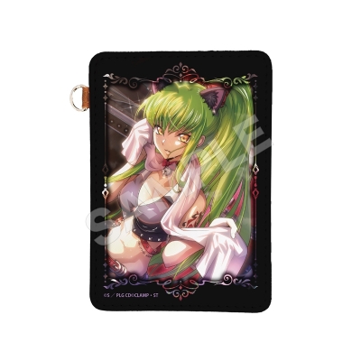 【グッズ-パスケース】コードギアス 反逆のルルーシュ ロストストーリーズ レザーパスケース /02 C.C.【再販】