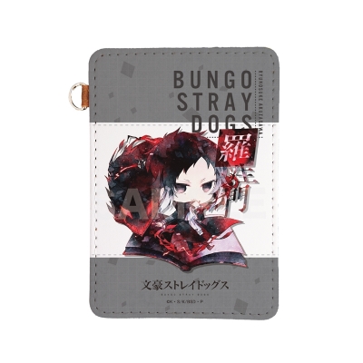 【グッズ-パスケース】文豪ストレイドッグス レザーパスケース /06 芥川龍之介【再販】