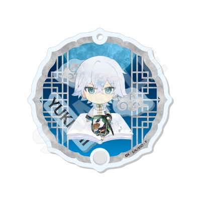 【グッズ-キーホルダー】文豪ストレイドッグス キャラでるアート シャカシャカアクキー /06 福沢諭吉(チャイナ服ver.)【再販】