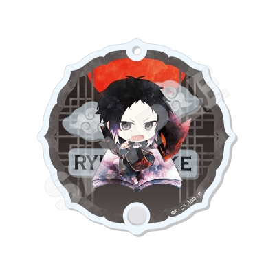 【グッズ-キーホルダー】文豪ストレイドッグス キャラでるアート シャカシャカアクキー /07 芥川龍之介(チャイナ服ver.)【再販】