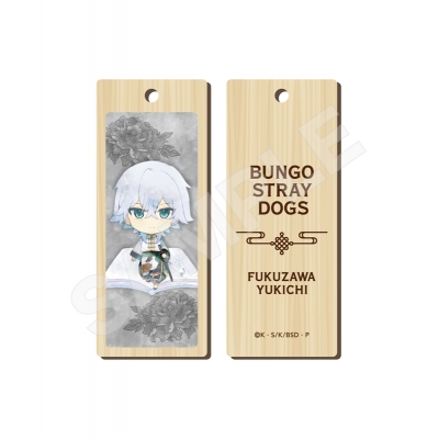【グッズ-ストラップ】文豪ストレイドッグス キャラでるアート 木札ストラップ /06 福沢諭吉(チャイナ服ver.)【再販】