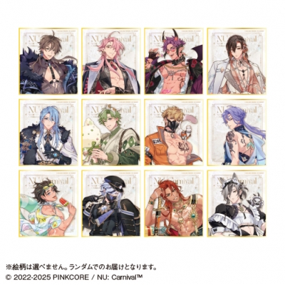 【グッズ-色紙】NU: カーニバル トレーディングミニ色紙<ABOX_全12種・ランダム>【カラオケの鉄人コラボvol.2】