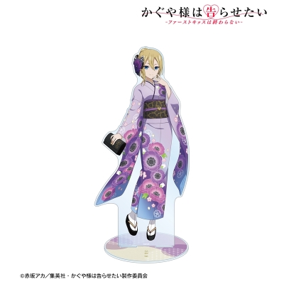 【グッズ-スタンドポップ】アニメ「かぐや様は告らせたい-ファーストキッスは終わらない-」 描き下ろしイラスト 早坂 愛 振袖&着物ver. 1/7スケール 特大アクリルスタンド【再販】