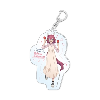 【グッズ-キーホルダー】アニメ『ウマ娘 シンデレラグレイ』×カラオケ館 アクリルキーホルダー<サクラチヨノオー>