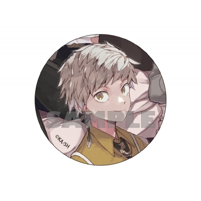 【グッズ-バッチ】文豪ストレイドッグス 春河35イラスト 缶バッジ 中島敦【再販】