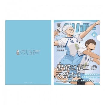 グッズ-クリアファイル】ハイキュー!! A4クリアファイル 月刊バリボー 