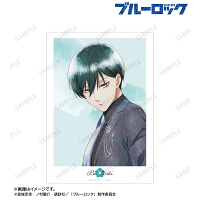 【グッズ-ポスター】TVアニメ『ブルーロック』 描き下ろし 糸師 凛 スーツモデルver. Ani-Art aqua label A3マット加工ポスター【再販】