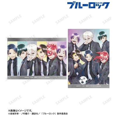 【グッズ-ブロマイド】TVアニメ『ブルーロック』 描き下ろし 集合 スーツモデルver. Ani-Art aqua label ブロマイド2枚セット【再販】