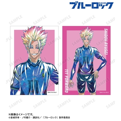 【グッズ-ブロマイド】TVアニメ『ブルーロック』 士道 龍聖 Ani-Art 第3弾 ブロマイド2枚セット【再販】