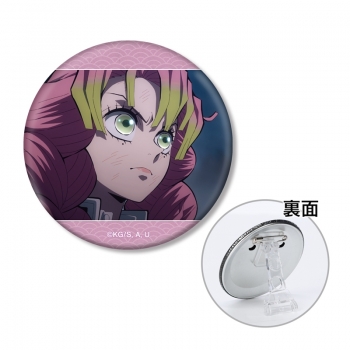 グッズ-バッチ】アニメ「鬼滅の刃」 甘露寺蜜璃 場面写3WAY缶バッジ 