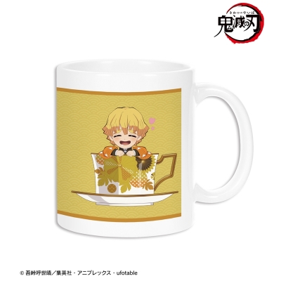 【グッズ-マグカップ】アニメ「鬼滅の刃」 我妻善逸 みにきゃら ティーカップver. マグカップ【再販】